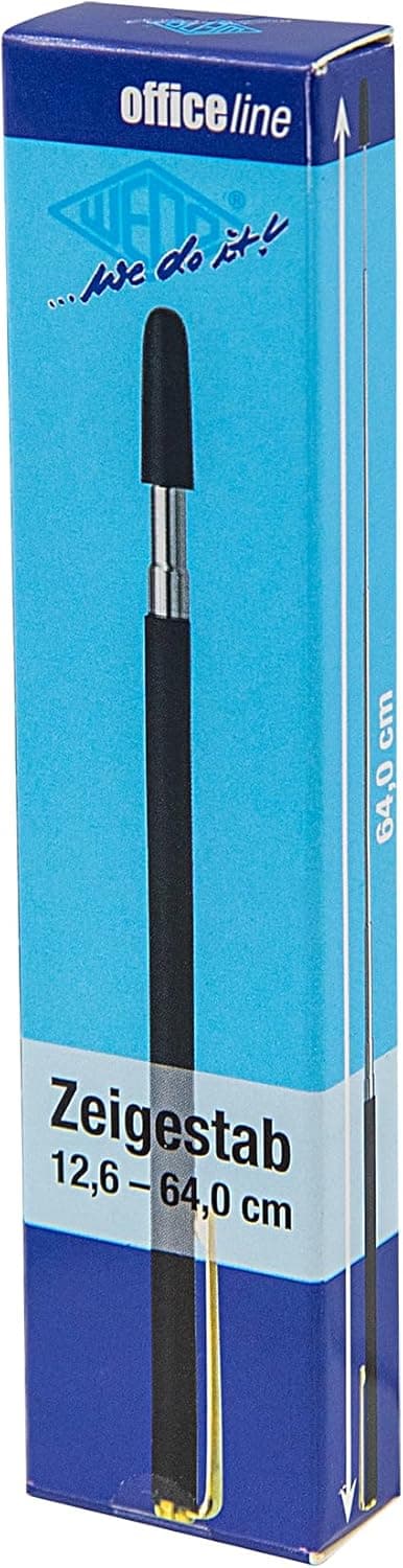 Detalle de Wedo 2366 indicatore telescopico estensibile nero (64 cm)