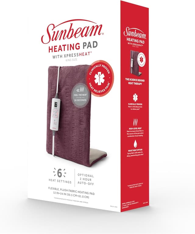 Thumbnail 5 de Sunbeam XL Back Neck and Shoulder Heat Therapy 12 x 24