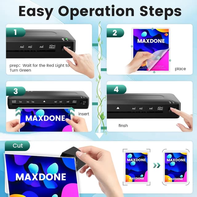 Thumbnail 6 de A3 Laminator Machine 5-in-1 laminator