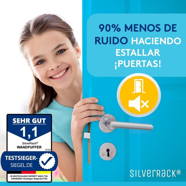 Thumbnail 4 de SilverRack Tope de Puerta Autoadhesivo 40 mm