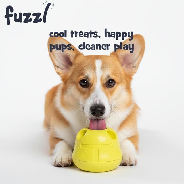 Detalle 2 de Fuzzl Rock & Roll Chilla Treat Toy for Dogs