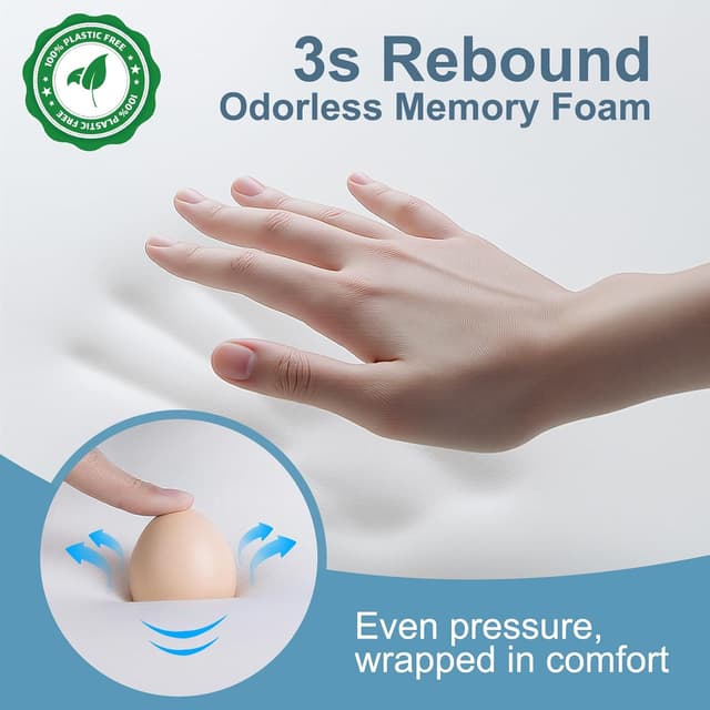 Detalle 2 de Memory Foam Neck Pillow 3.5/5.5in