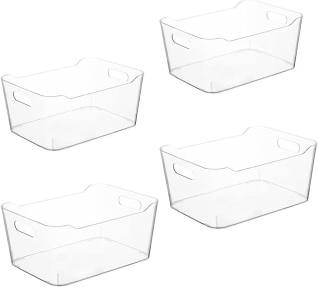 Thumbnail 6 de Grace Store 4PCS Clear Plastic Storage Organisers