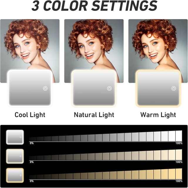 Detalle 1 de Makeup Bag with Light up Mirror 10X