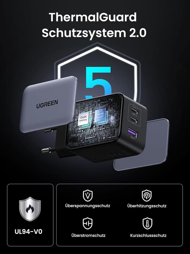 Thumbnail 6 de UGREEN Nexode X 65W GaN Ladegerät