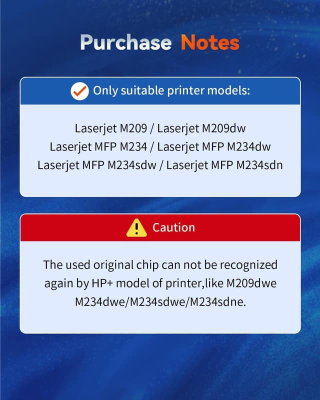 Detalle de Toner 135A compatibile HP 135A Nero W1350A / 135X W1350X con chip per HP LaserJet M209dw e M234dw (1 nero)