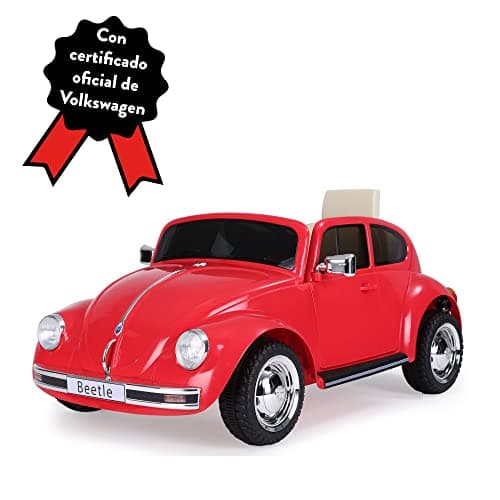 Detalle 1 de FAMOSA Beetle Rojo 12V coche eléctrico para niños
