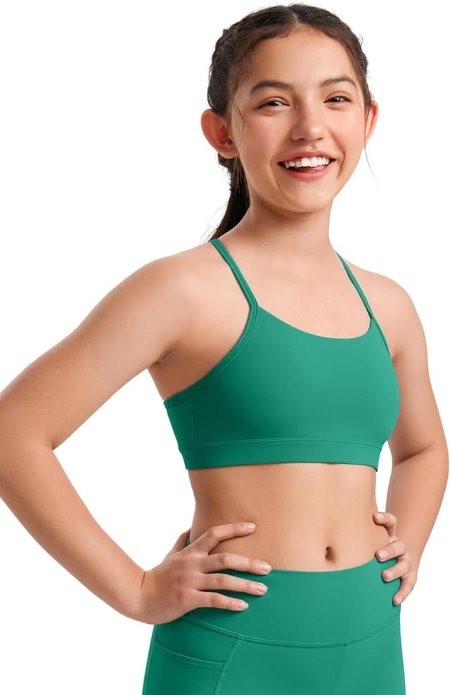 Detalle de CRZ YOGA Butterluxe reggiseno sport con dorso a Y per ragazze (adolescenti)