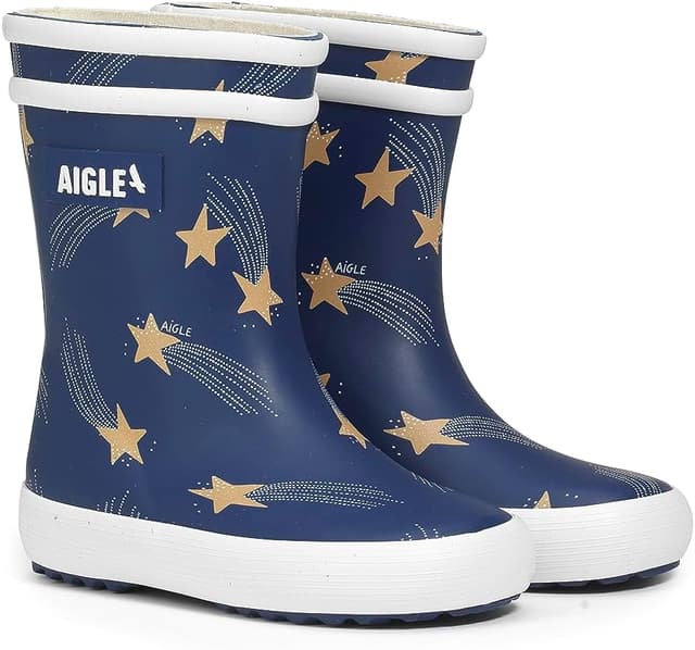 Detalle de Aigle Unisex Kinder Baby Flac Play2 Gummistiefel – wasserdicht für kleine Abenteuer