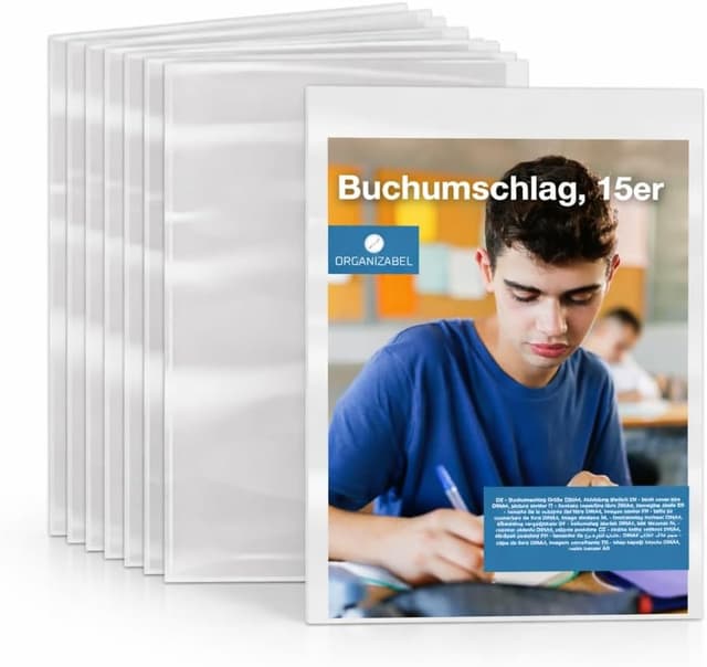 Detalle de Couvertures livres DIN A4 transparentes 15x