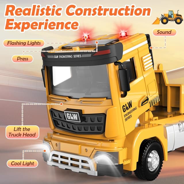 Thumbnail 1 de Naxudcoo Digger Truck Set for 3–7 Years