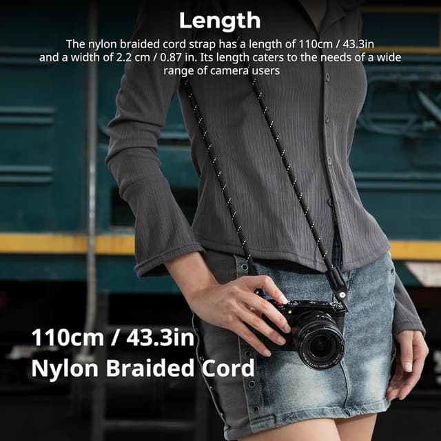 Thumbnail 5 de SMALLRIG 4882 Bandoulière photo 110 cm