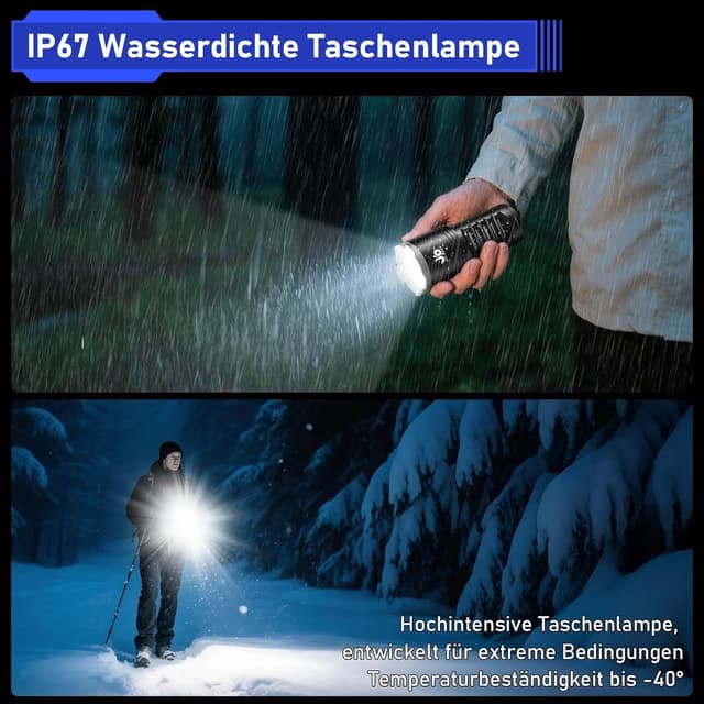 Thumbnail 6 de JAY-PARK Taschenlampe LED 500000 Lumen