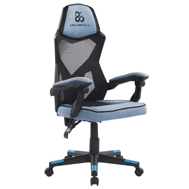 Detalle 2 de Newskill Eros Silla gaming malla ergonómica azul