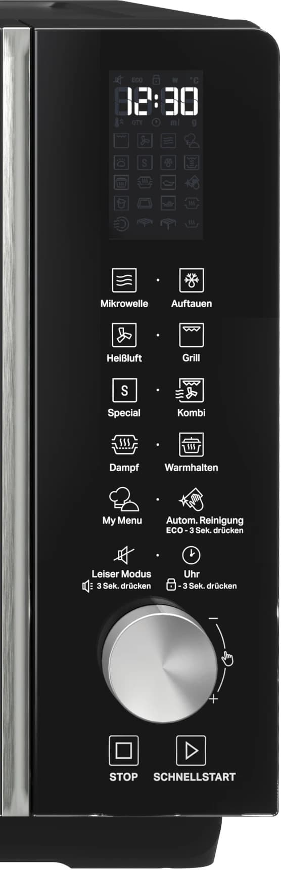 Thumbnail 6 de Bauknecht MF 255 B Kombi-Mikrowelle mit Dampfgarfunktion und Crisp-Option