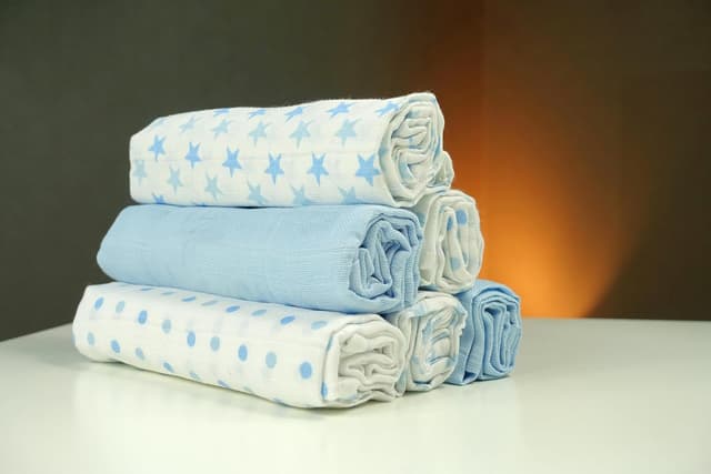 Thumbnail 5 de MuslinZ Muslin Cloths for Baby 6 Pack Blue Star
