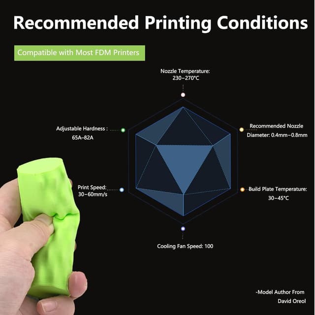 Thumbnail 6 de Siraya Tech Flex TPU Air 1 kg filamento flexible