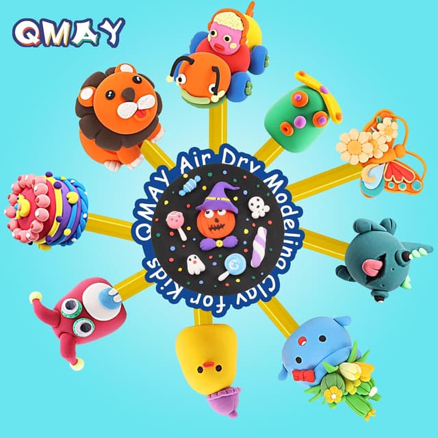 Thumbnail 3 de QMAY Air Dry Clay 48 Colours Pack