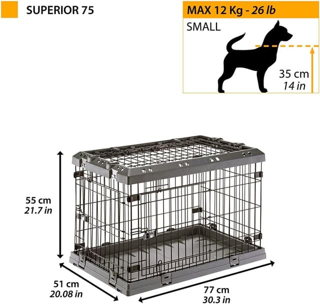 Thumbnail 1 de Ferplast Superior 75 cage pliable