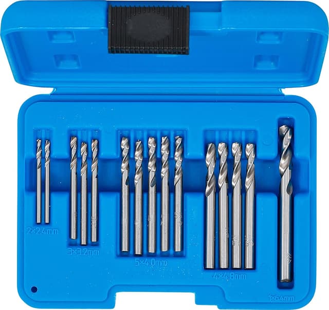 Detalle 2 de BGS 2097 Blind Rivet Drill Set (HSS) for blind rivets and thin sheet metal, 15-piece set