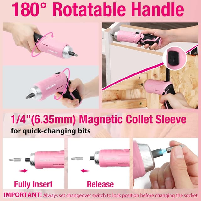 Thumbnail 3 de WORKPRO Set 18 set attrezzi 3,7V 🛠