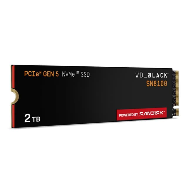 Detalle 2 de Sandisk WD Black SN8100 2TB SSD con 14 900 MB/s