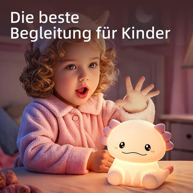 Thumbnail 5 de JVURICE Axolotl Nachtlicht 1200mAh