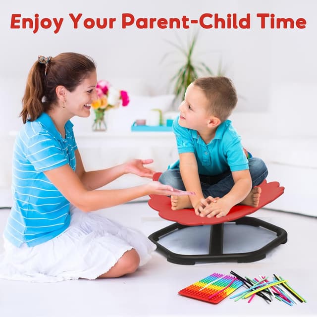 Detalle 2 de Kids Sensory Spinning Chair 1 seat