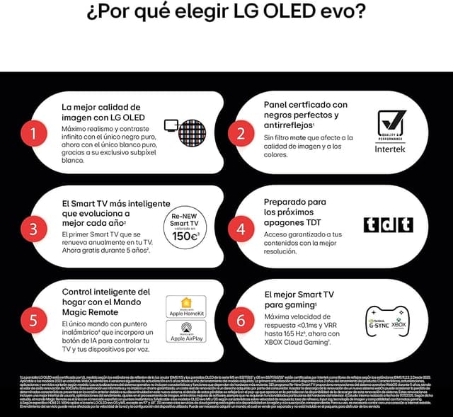 Thumbnail 2 de LG OLED83G54LW TV 83" OLED EVO 4K 83 pulgadas