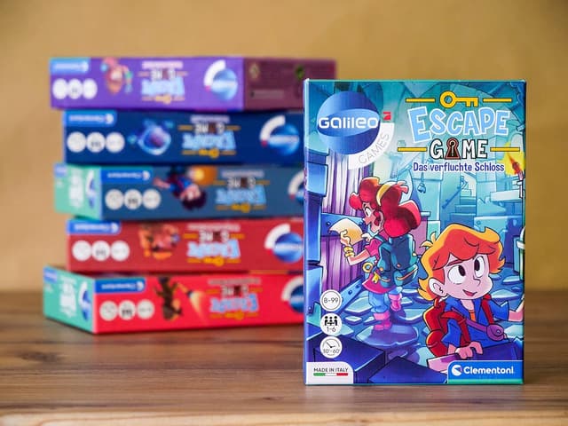 Detalle 1 de Escape Game Das verfluchte Schloss von Clementoni