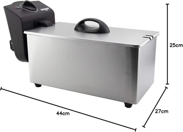 Thumbnail 6 de Bastilipo Freidora eléctrica 3L 2000W Inox FE-2000-3L🍟