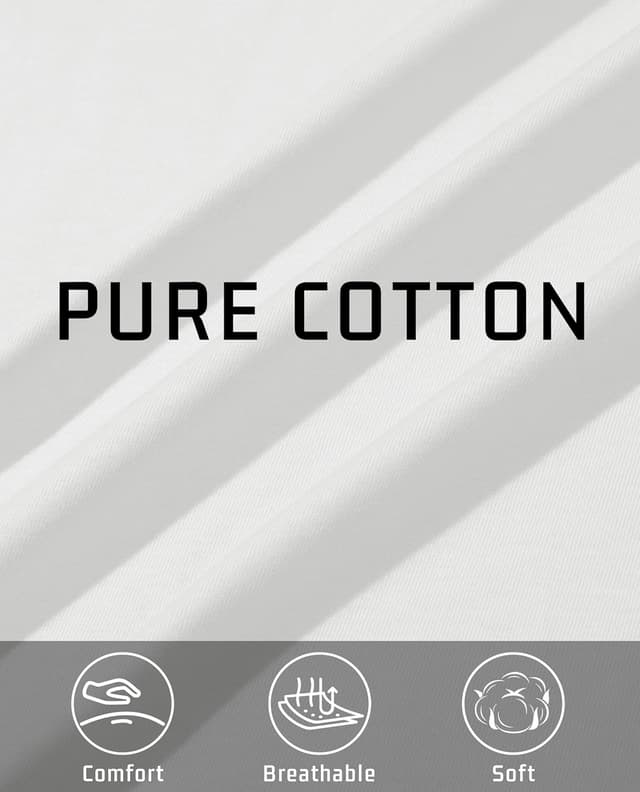 Detalle de EKLENTSON Herren-Langarmshirt aus Baumwolle mit Rundhalsausschnitt – Basic Casual für Alltag & Lagenlook