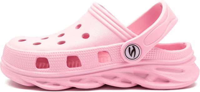 Detalle de HOBIBEAR Classic Graphic Garden Clogs Slip-On Water Shoes for Kids (Toddler/Little/Big Kids)