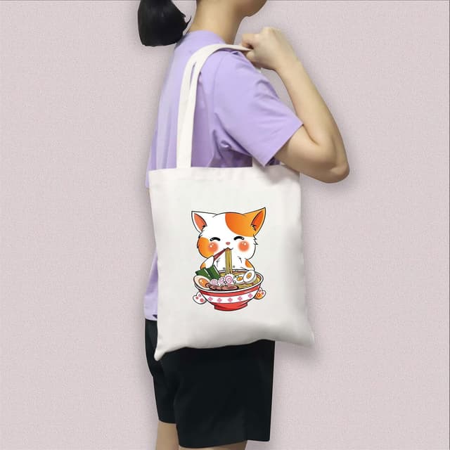Detalle 2 de PLITI Cat Mom Tote Bag 14.2in