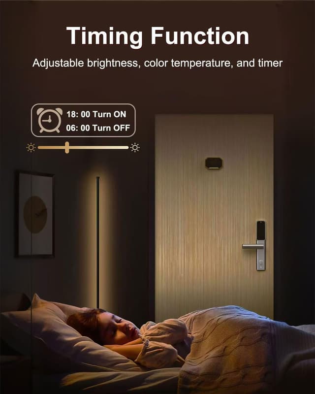 Thumbnail 4 de Keepsmile Smart RGB Corner Floor Lamp 172 LEDs ๐