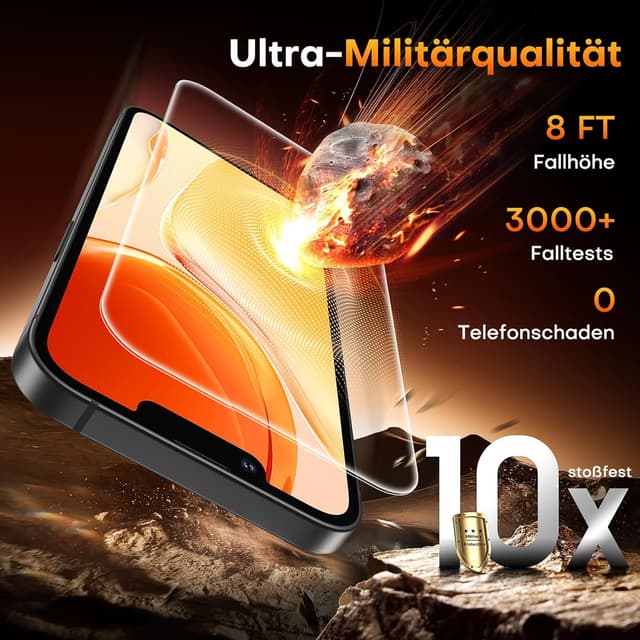 Detalle 2 de TOCOL 17e Panzerglas 6,1 Zoll 2er Set