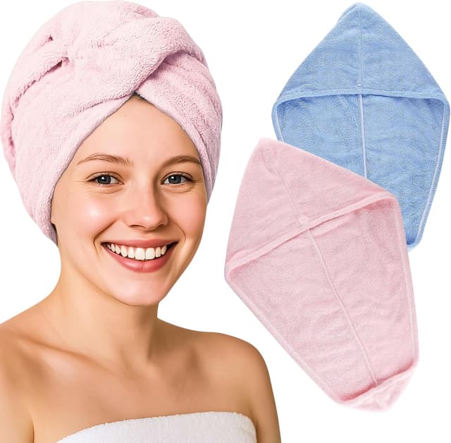 Imagen de Lafefe Hair Towel Wrap 2 Pack en OfertitasTOP