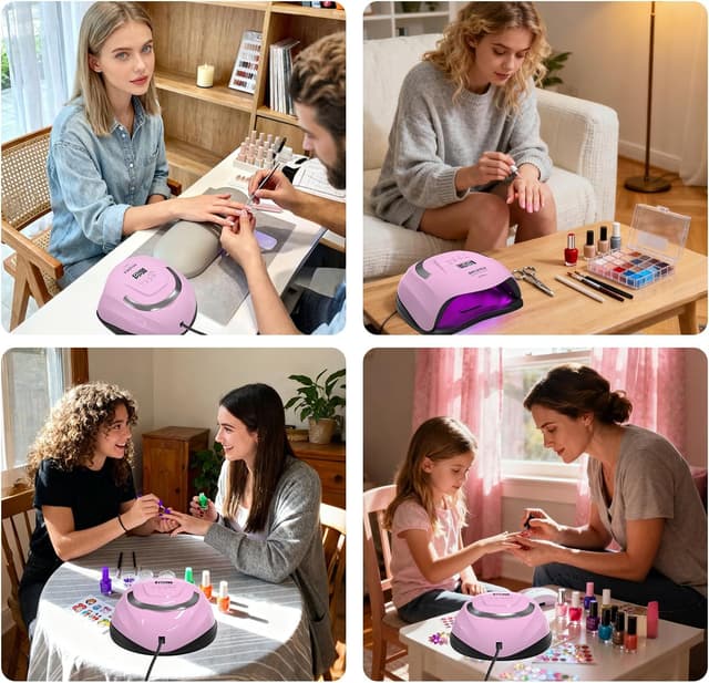 Thumbnail 6 de NAILGIRLS 268W Lampada UV per Unghie rosa