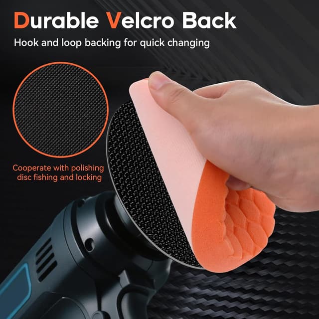 Thumbnail 4 de Hexlogique Kit Polissage Voiture 150 mm 7 pièces