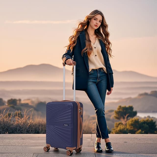 Thumbnail 1 de Eeeza Carry On Luggage Set 20 Inch Spinner