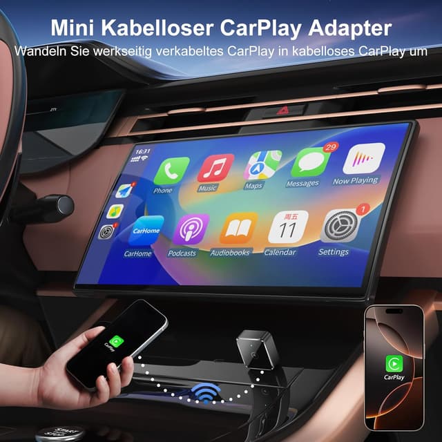 Thumbnail 2 de Mini Kabelloser CarPlay Adapter für iPhone