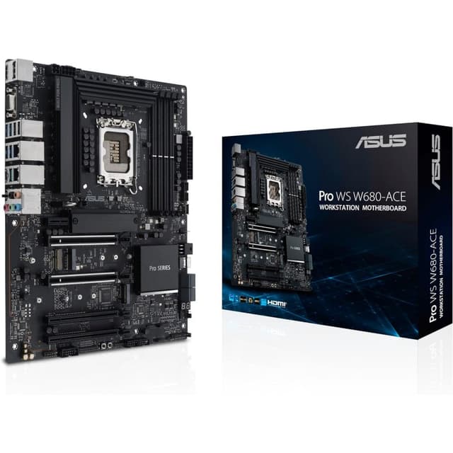 Detalle de ASUS PRO WS W680-ACE placa base para workstation