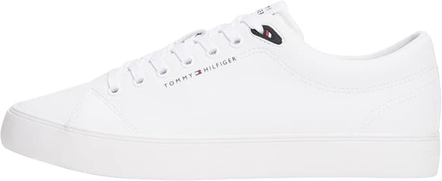 Imagen de Tommy Hilfiger Core Low Sneaker Hombre 👟 Blanco 45 en OfertitasTOP