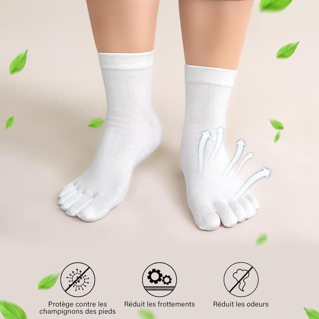 Detalle 2 de ZAKASA Chaussettes 5 doigts Femme 35-42