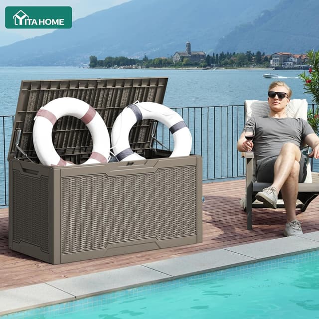 Thumbnail 3 de YITAHOME 380L Baule Esterno Resina