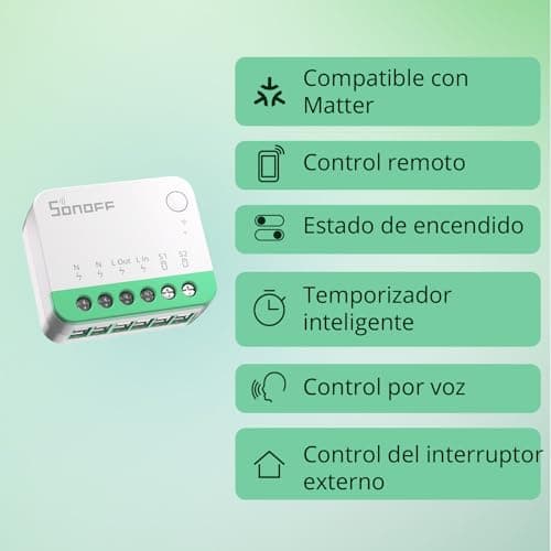 Thumbnail 5 de SONOFF Matter Interruptor WiFi Inteligente, requiere neutro 🏠