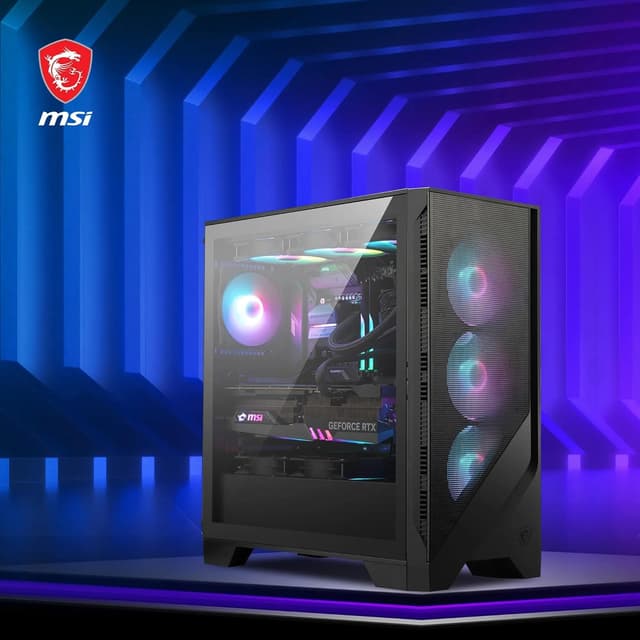 Thumbnail 6 de MSI MAG Forge 320R Airflow : boîtier PC moyen tour ATX pensé pour le refroidissement et les GPU RTX 40