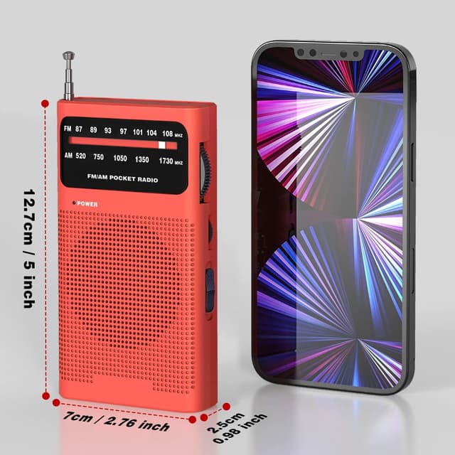 Detalle 2 de Tendak Mini Radio Portátil 5 pulgadas