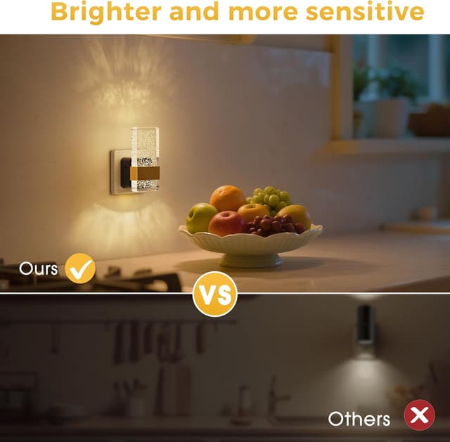 Detalle de LOHAS-LED Nachtlicht-Steckdose mit Dämmerungssensor (3000K warmweiß) – dimmbar 0–100 lm, 1 Stück