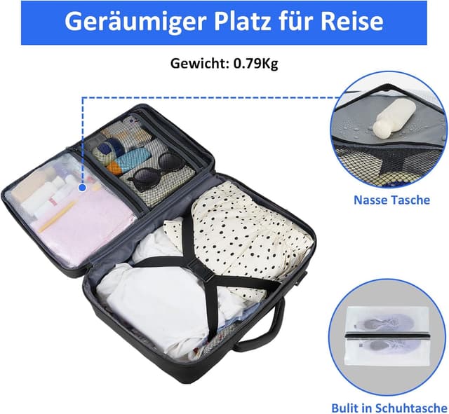 Detalle 2 de Taygeer EasyJet Handgepäck 45x36x20 Laptop